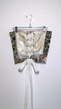 Load image into Gallery viewer, Hummingbird & Hibiscus Tapestry Corset - Size 6-8