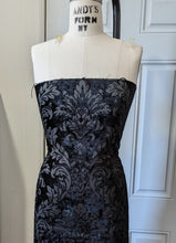 Load image into Gallery viewer, Black Chenille Upholstery Dress