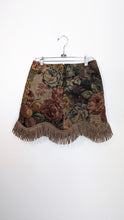 Load image into Gallery viewer, Brown Fringe Cat Skirt