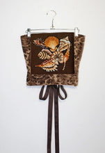 Load image into Gallery viewer, Seashell Needlepoint Tapestry Corset
