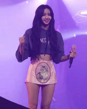Load image into Gallery viewer, Pink Satin Cat Skirt