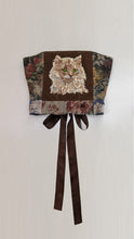 Load image into Gallery viewer, Needlepoint Cat Portrait Corset