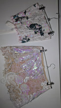 Load image into Gallery viewer, Lace Corset with Sequin Flowers