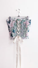 Load image into Gallery viewer, Green Floral Sequins Corset