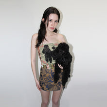 Load image into Gallery viewer, Needlepoint Poodle Tapestry Corset