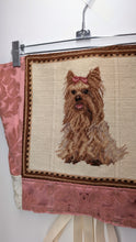 Load image into Gallery viewer, Yorkie Needlepoint Tapestry Corset