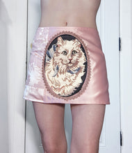 Load image into Gallery viewer, Satin Cat Tapestry Skirt