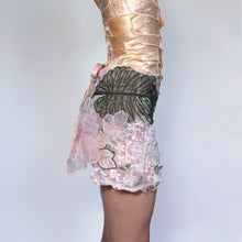 Load image into Gallery viewer, Organza Flowers & Leaves Skirt