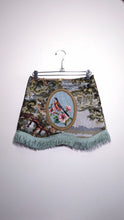 Load image into Gallery viewer, Needlepoint Bird Tapestry Mini Skirt