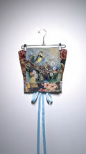 Load image into Gallery viewer, Birds and Dandelion Tapestry Corset - Size 2-4