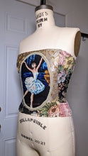 Load image into Gallery viewer, Ballerina Needlepoint Tapestry Corset