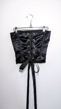 Load image into Gallery viewer, Duchess Satin Corset - Black