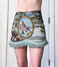 Load image into Gallery viewer, Needlepoint Bird Tapestry Mini Skirt