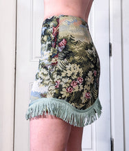 Load image into Gallery viewer, Needlepoint Bird Tapestry Mini Skirt