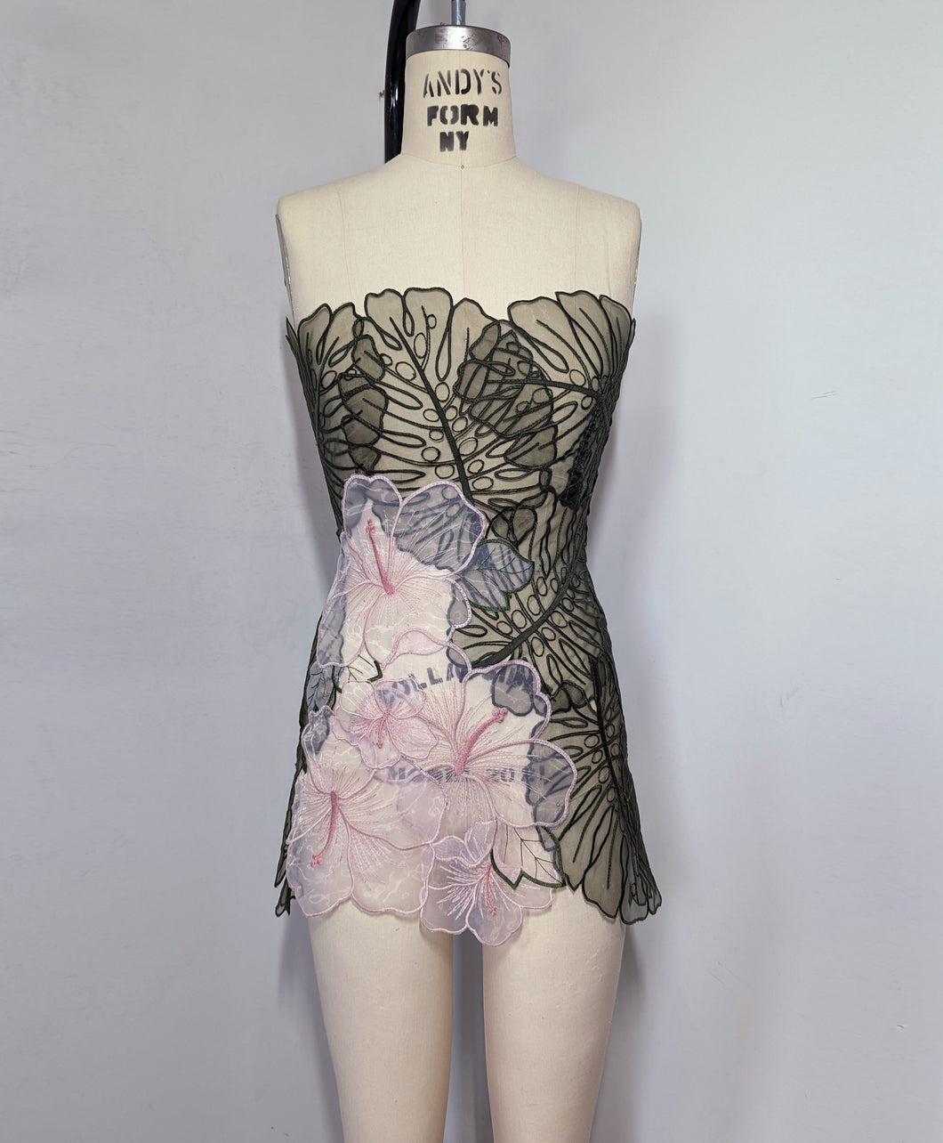 Organza Leaves Dress