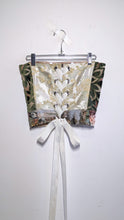 Load image into Gallery viewer, Hummingbird &amp; Hibiscus Tapestry Corset - Size 6-8
