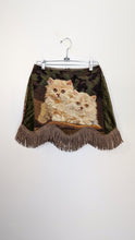 Load image into Gallery viewer, Brown Fringe Cat Skirt
