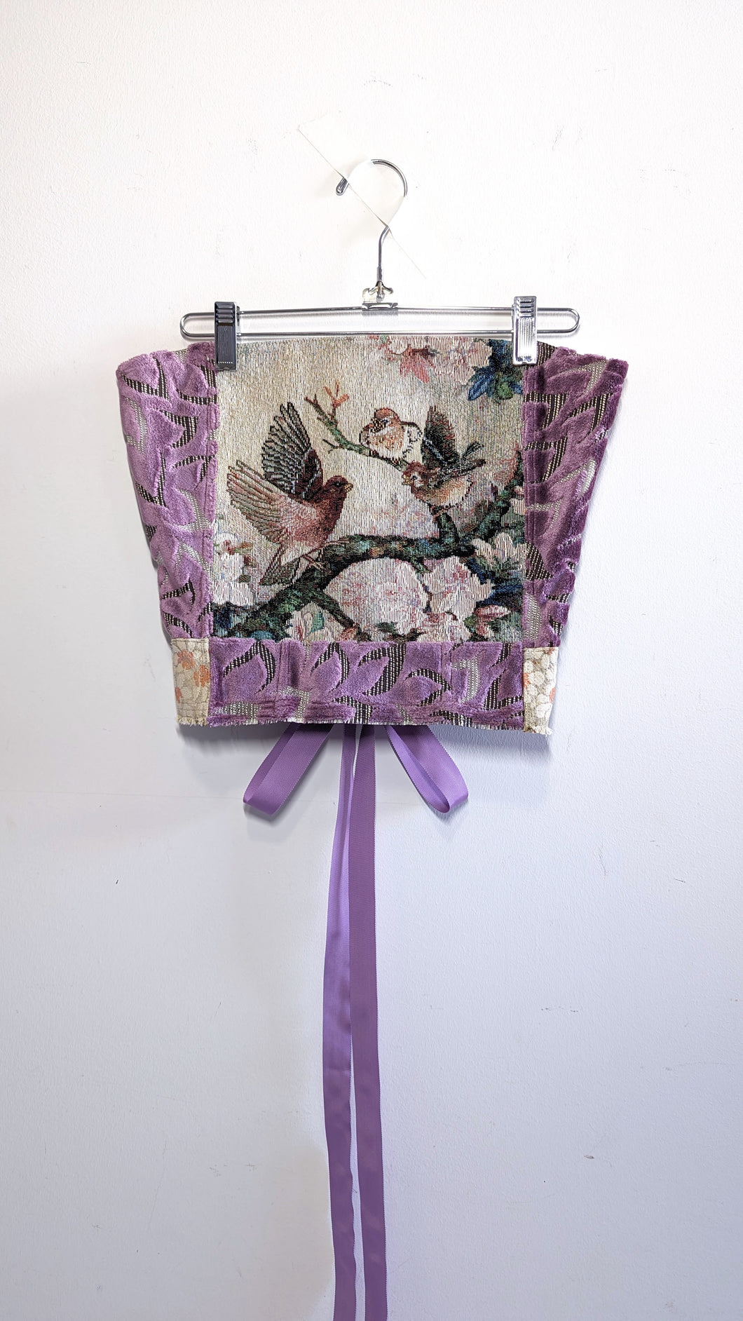 Cherry Blossom Tree Tapestry Corset - Size 6-8