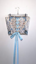 Load image into Gallery viewer, Needlepoint Kitten Tapestry Corset
