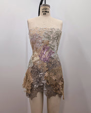 Load image into Gallery viewer, Pale Sequin Flowers Mini Dress
