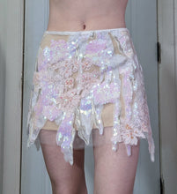 Load image into Gallery viewer, Skirt with Lace &amp; Sequin Flowers
