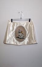 Load image into Gallery viewer, Satin Cat Mini Skirt - Size 6-8
