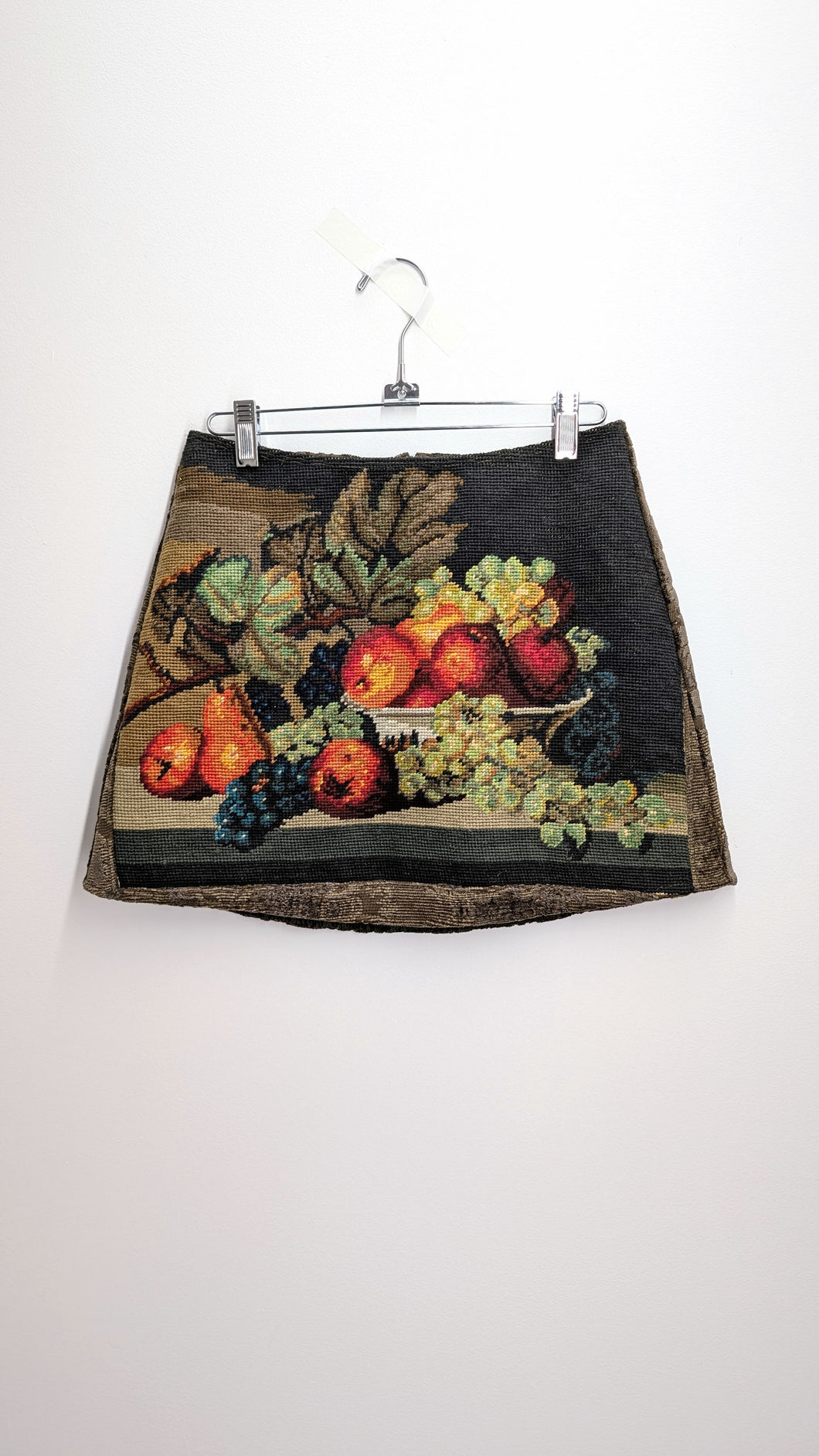 Still Life Needlepoint Skirt