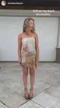 Load image into Gallery viewer, Pale Sequin Flowers Mini Dress
