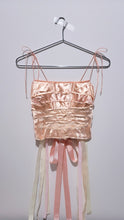 Load image into Gallery viewer, Pink Satin Ballet Shoe Corset
