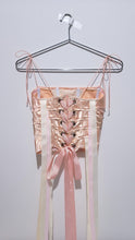 Load image into Gallery viewer, Pink Satin Ballet Shoe Corset
