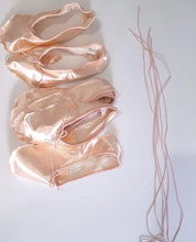 Load image into Gallery viewer, Pink Satin Ballet Shoe Corset
