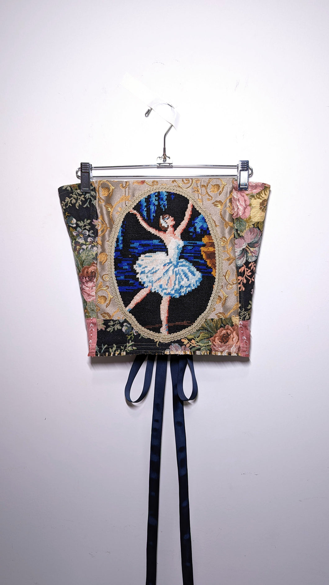 Ballerina Needlepoint Tapestry Corset