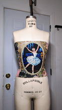 Load image into Gallery viewer, Ballerina Needlepoint Tapestry Corset
