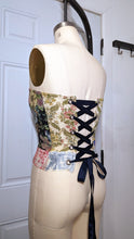 Load image into Gallery viewer, Ballerina Needlepoint Tapestry Corset
